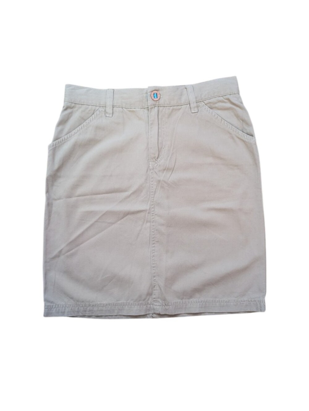 Roxy Quiksilver Y2K Khaki Utility Cargo Skirt Size 3 Beige Mini Surf Skirt